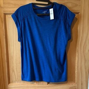 LOFT Royal Blue Short Sleeve Top